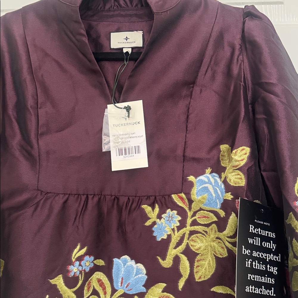 NWT NEW TUCKERNUCK JACQUARD PALMERSTON DRESS XS - Picture 2 of 5